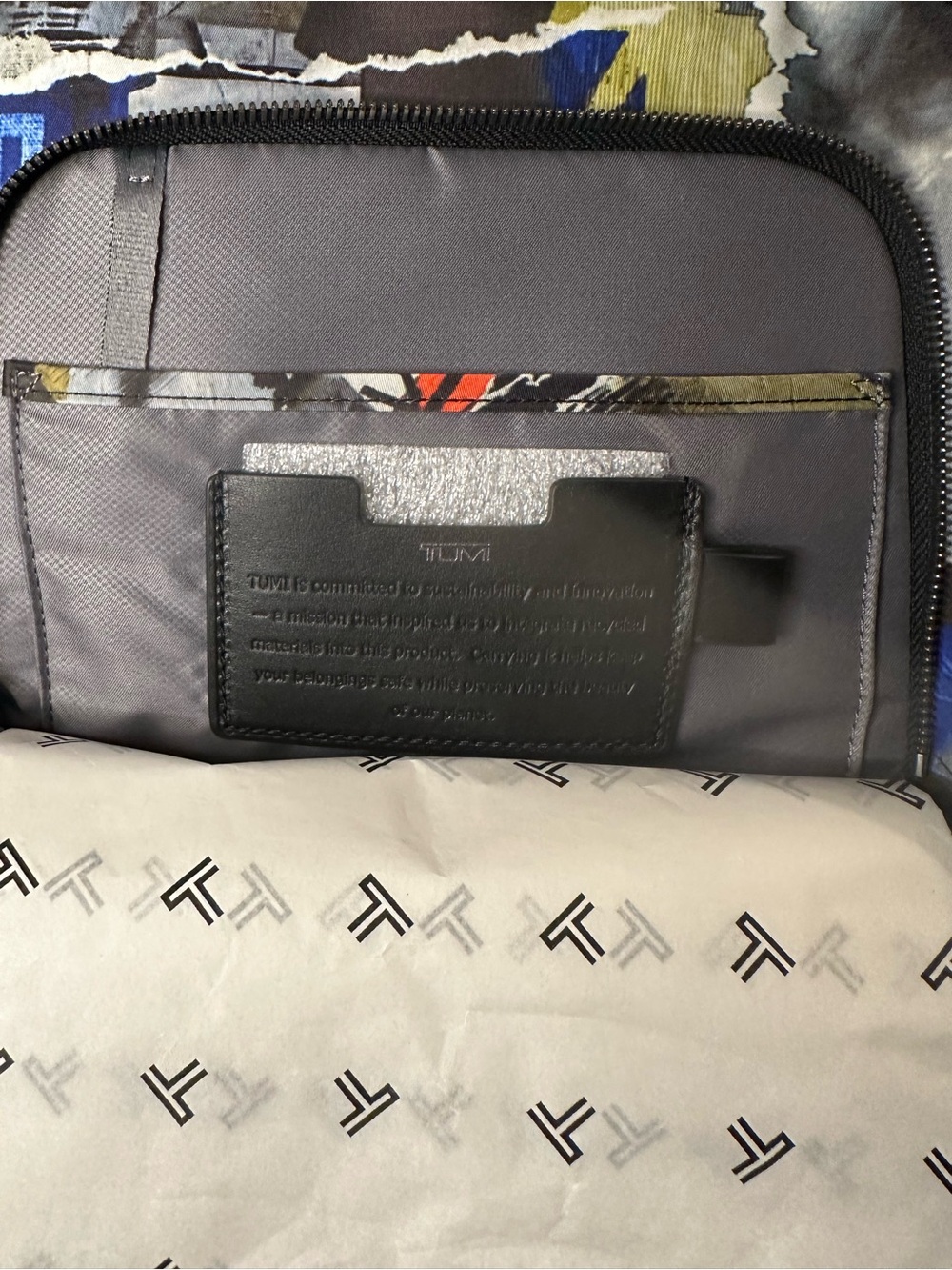 Stylish Multi-Color Graphic Backpack - Picture 9 of 9